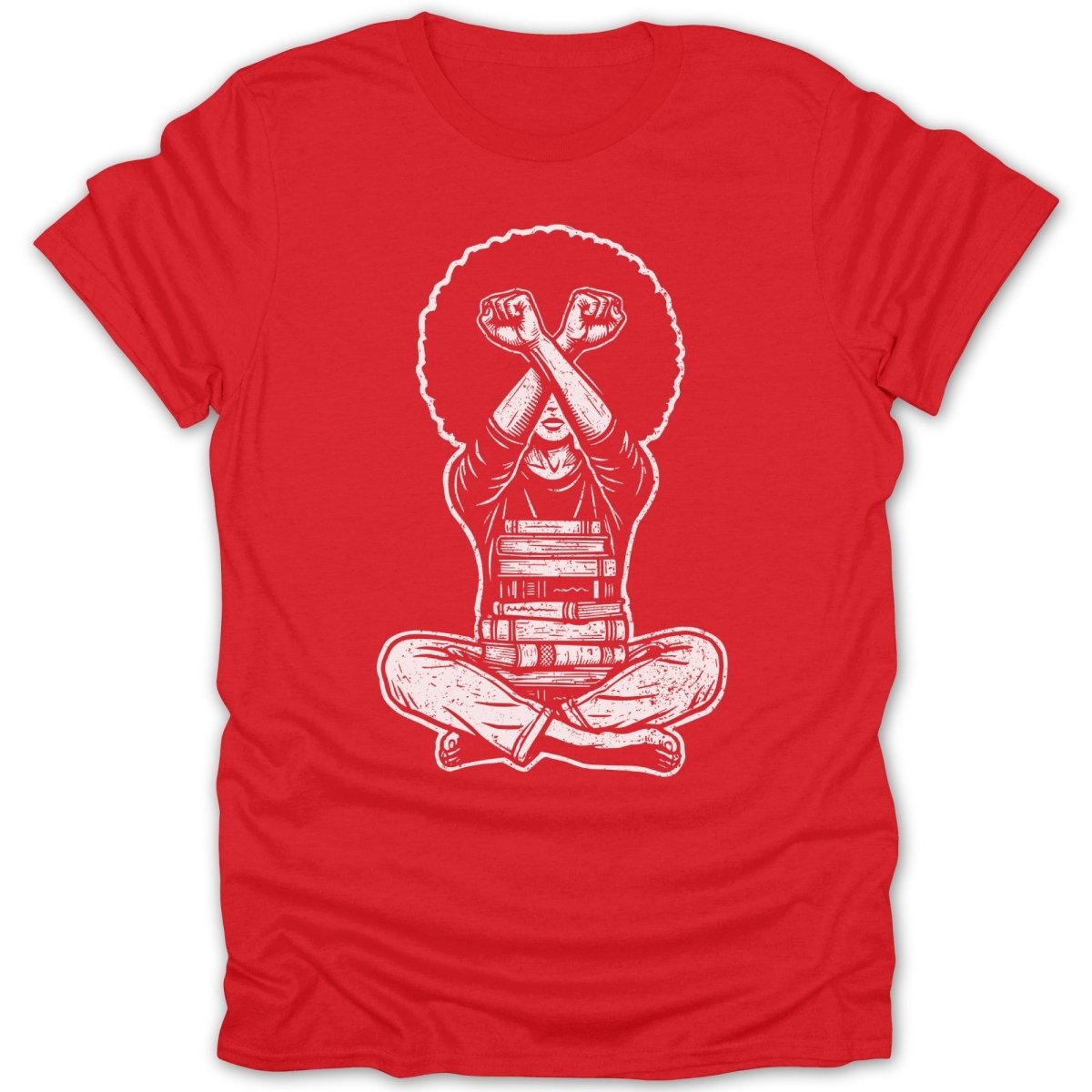 Knowledge Is Power Distressed Tee - Zion Threadz