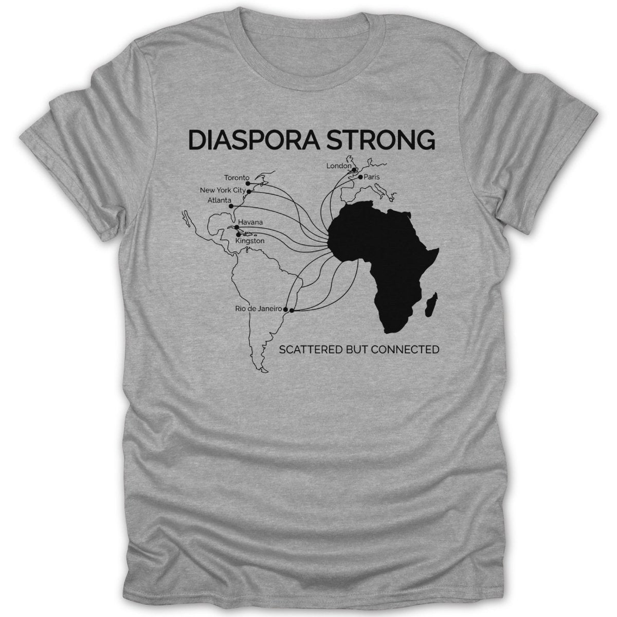 Diaspora Strong Connected Tee - Zion Threadz