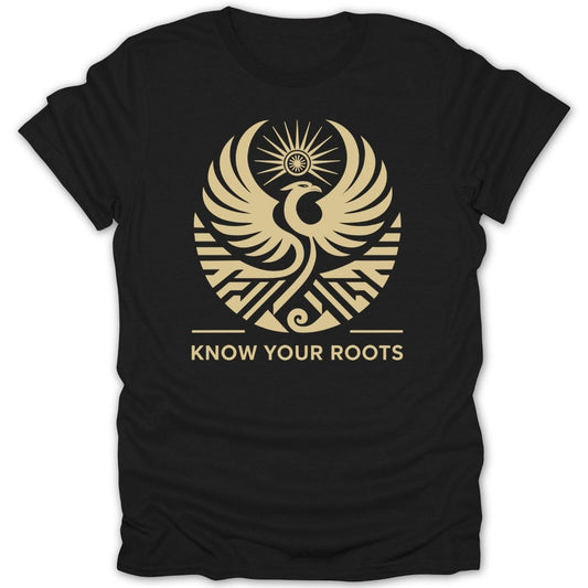 Know Your Roots Phoenix Emblem Tee - Zion Threadz