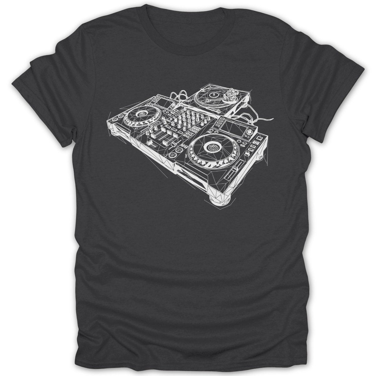Abstract DJ Mixing Console Tee - Zion Threadz