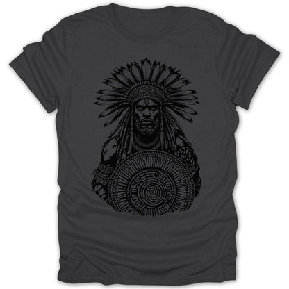 Tribal Warrior Portrait Tee - Zion Threadz