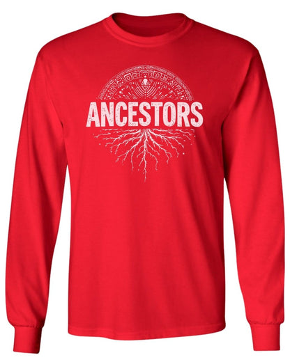 Ancestors Roots Long Sleeve Tee - Zion Threadz