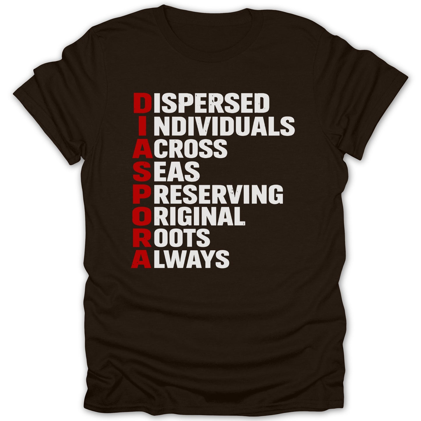 Diaspora Dispersed Individuals Across Seas Roots T-shirt