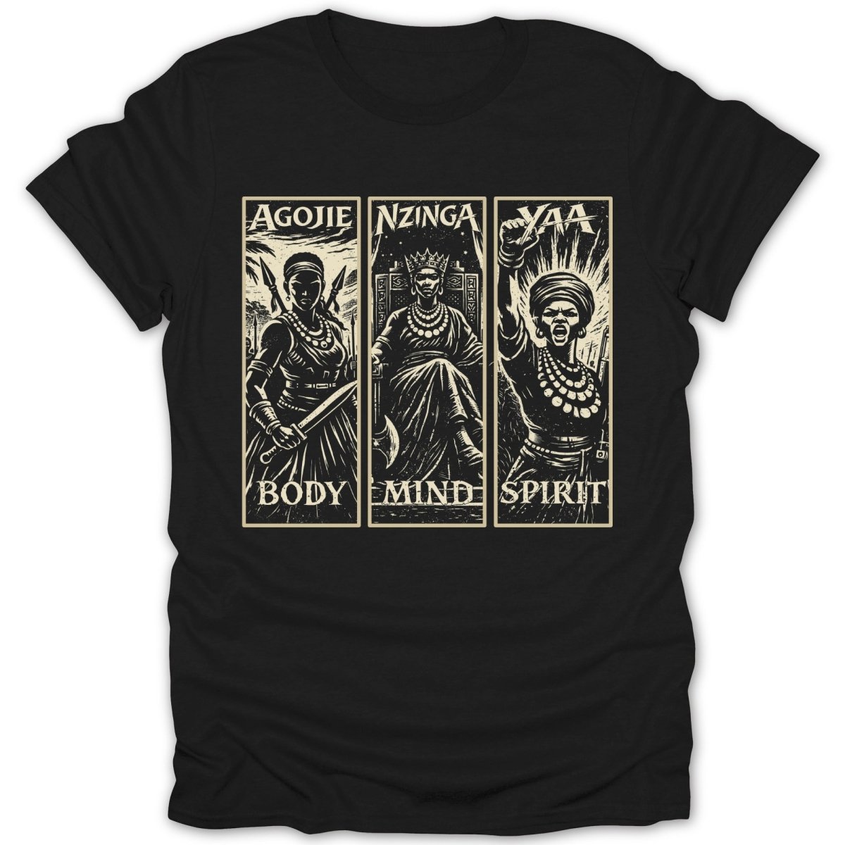 Agojie Nzinga Yaa Legacy Tee - Zion Threadz