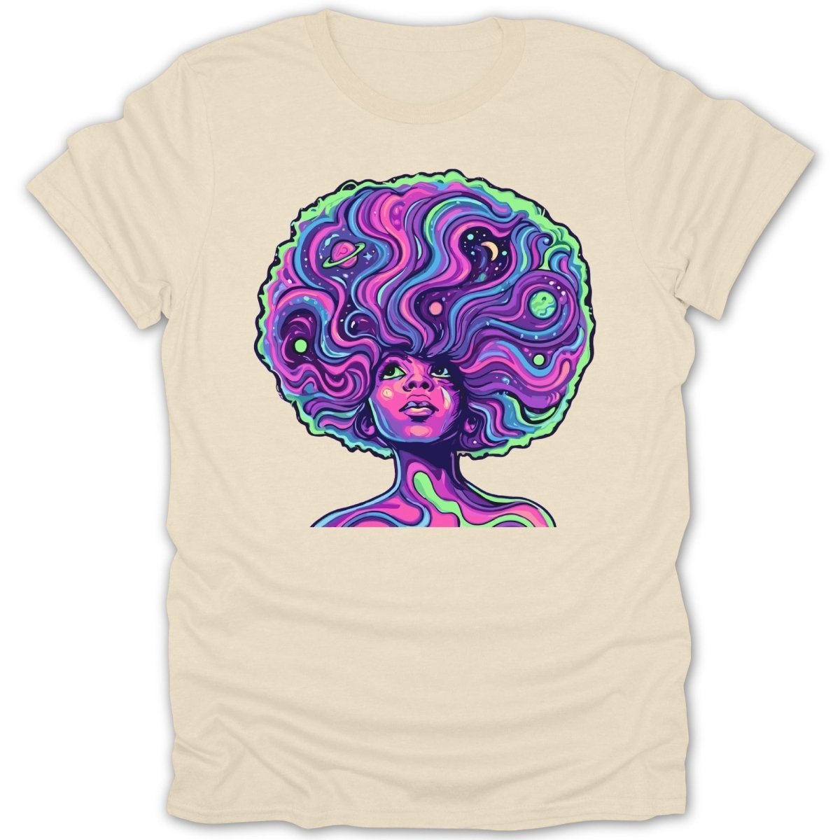 Cosmic Dreamer Black Girl Tee - Zion Threadz