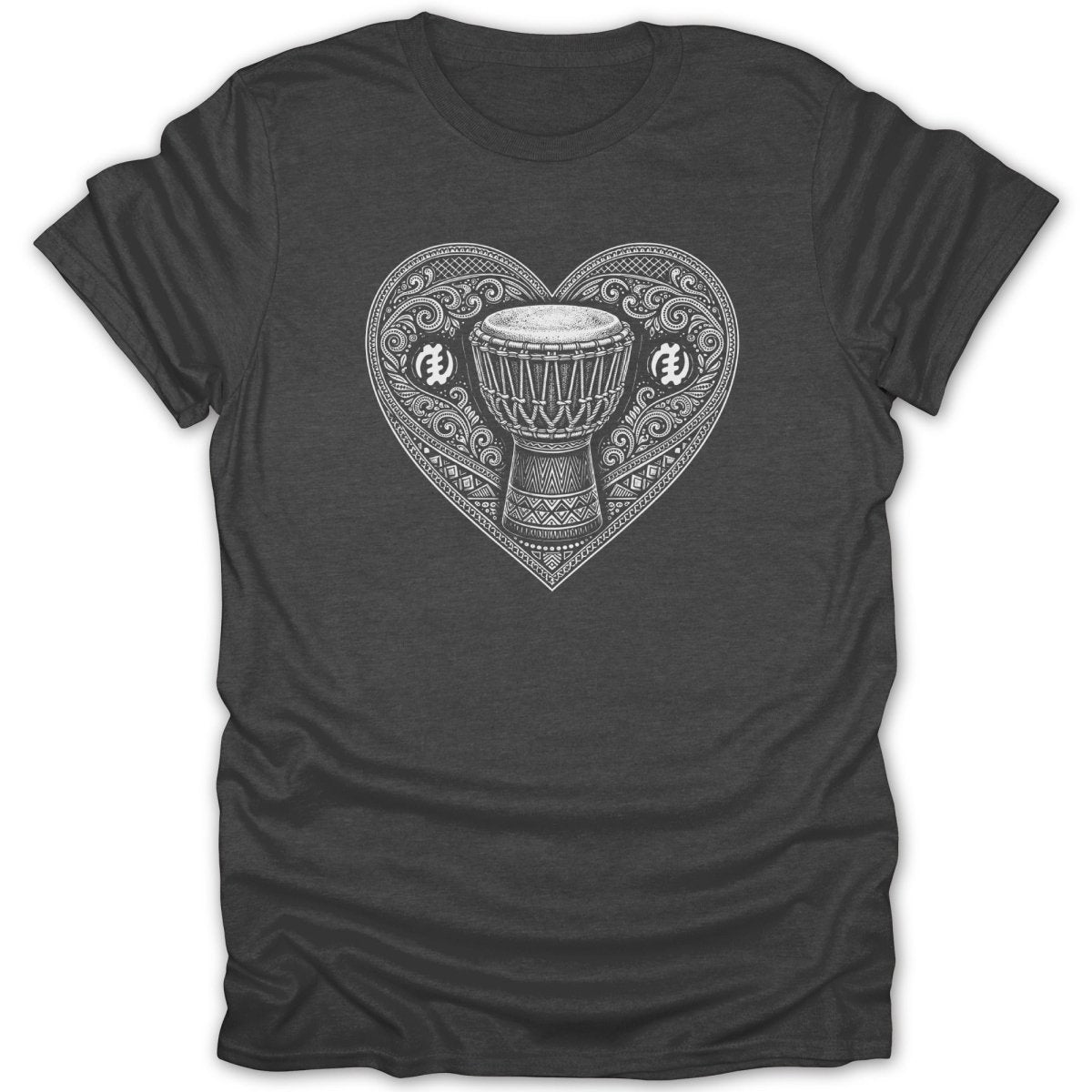 Heart Beat Drum Adinkra Tee - Zion Threadz