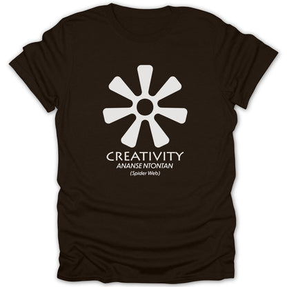 Adinkra Ananse Ntontan Creativity Tee - Zion Threadz