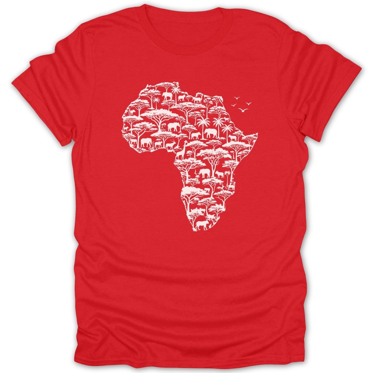Wildlife Safari in Africa Shape Tee - Zion Threadz
