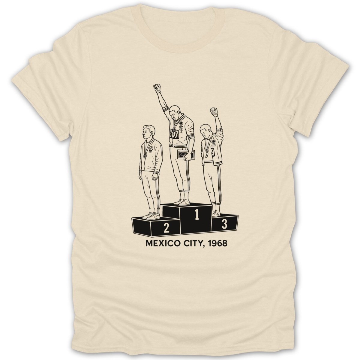 The Olympic Black Power Salute Iconic Moment Art Tee - Zion Threadz