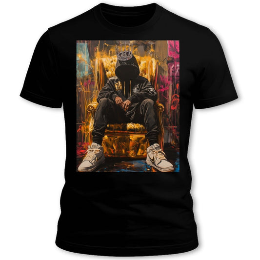 Hip Hop Golden Throne Tee - Zion Threadz
