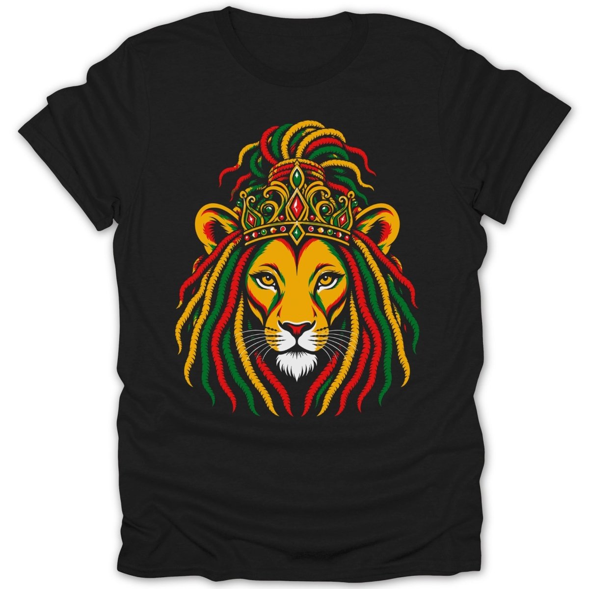 Reggae Lioness With Dreads Tee - Zion Threadz