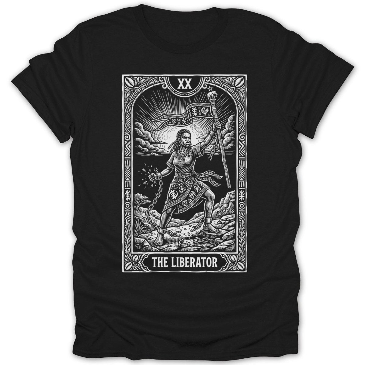 The Liberator Tarot Card Tee - Zion Threadz