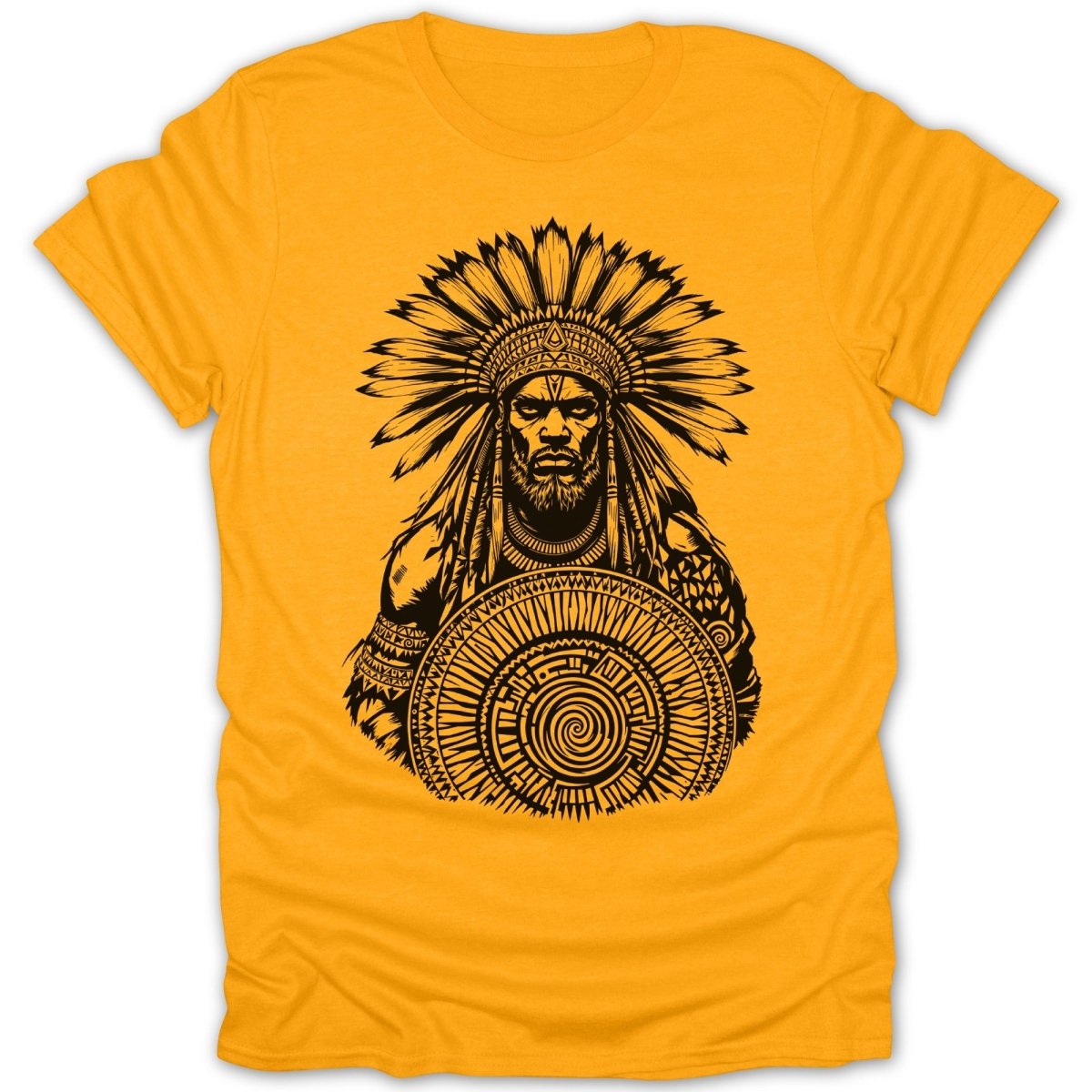 Tribal Warrior Portrait Tee - Zion Threadz