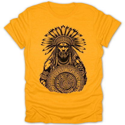 Tribal Warrior Portrait Tee - Zion Threadz