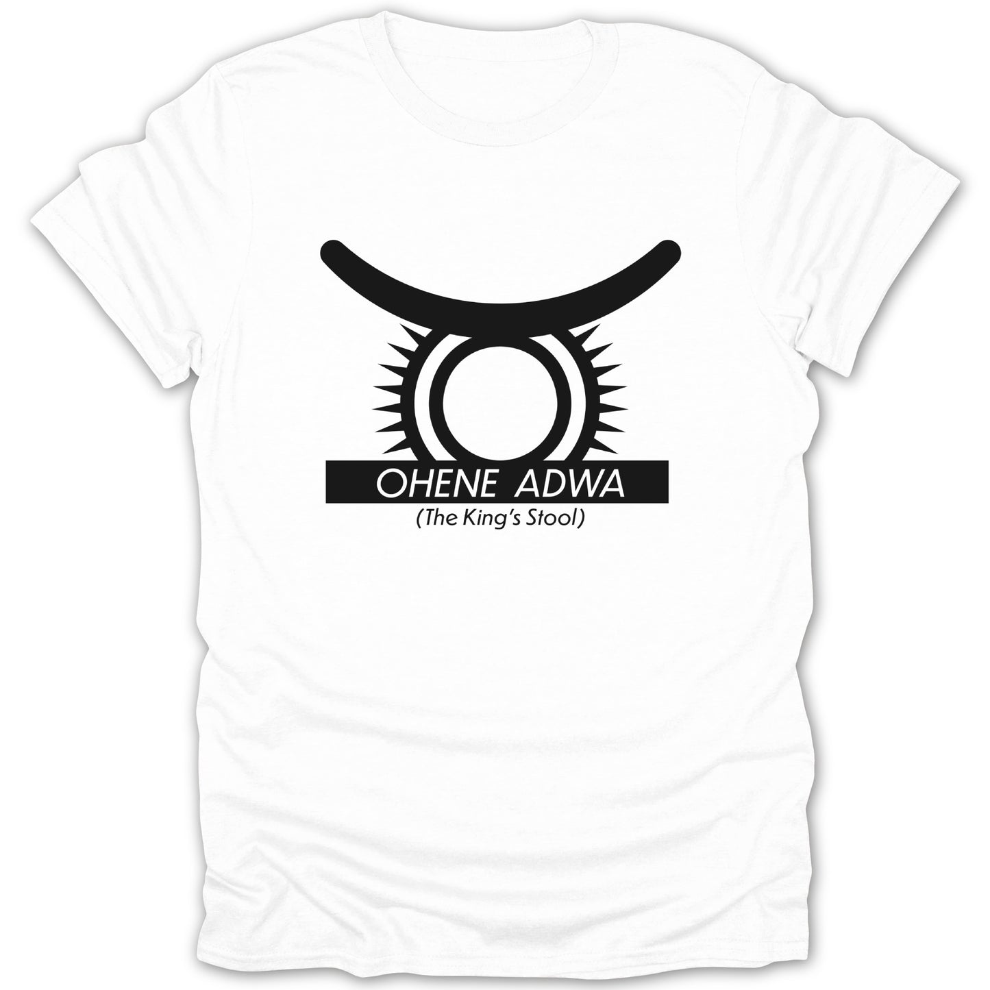 OHENE ADWA The King's Stool Design T-shirt