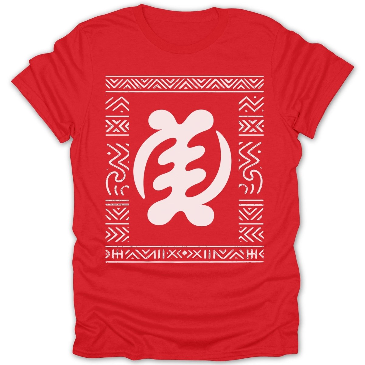 Gye Nyame Adinkra Pattern Tee - Zion Threadz
