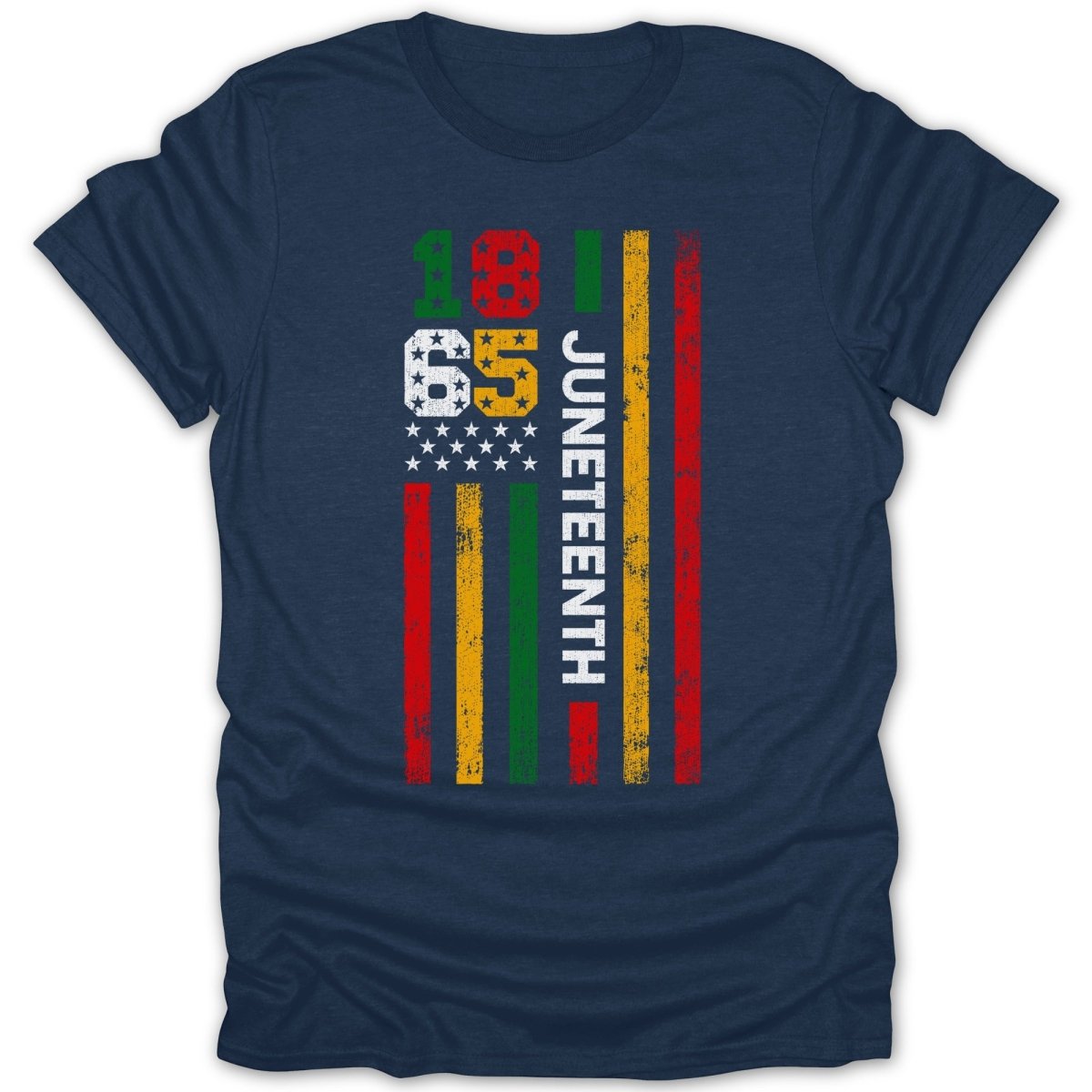 Juneteenth 1865 Heritage Flag Tee - Zion Threadz