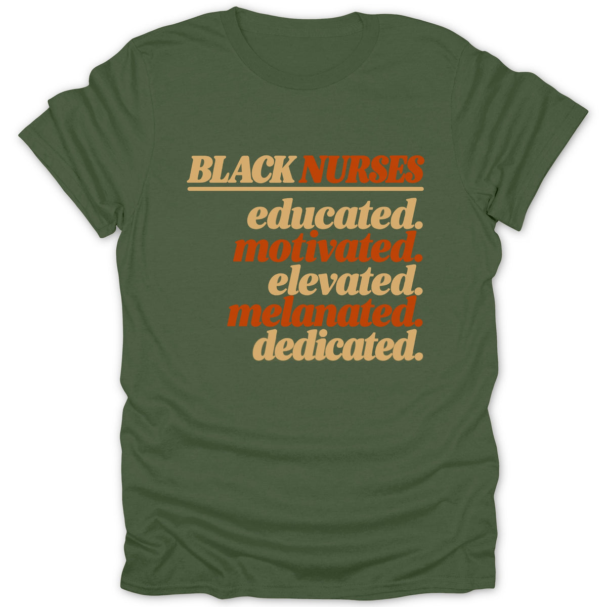 Black Nurses Educated Tee