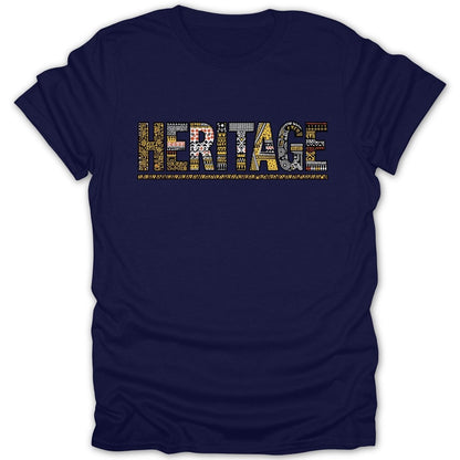Heritage African Pattern Tee - Zion Threadz
