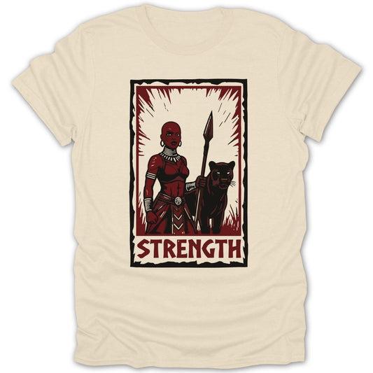 Strength Warrior & Panther Tee - Zion Threadz