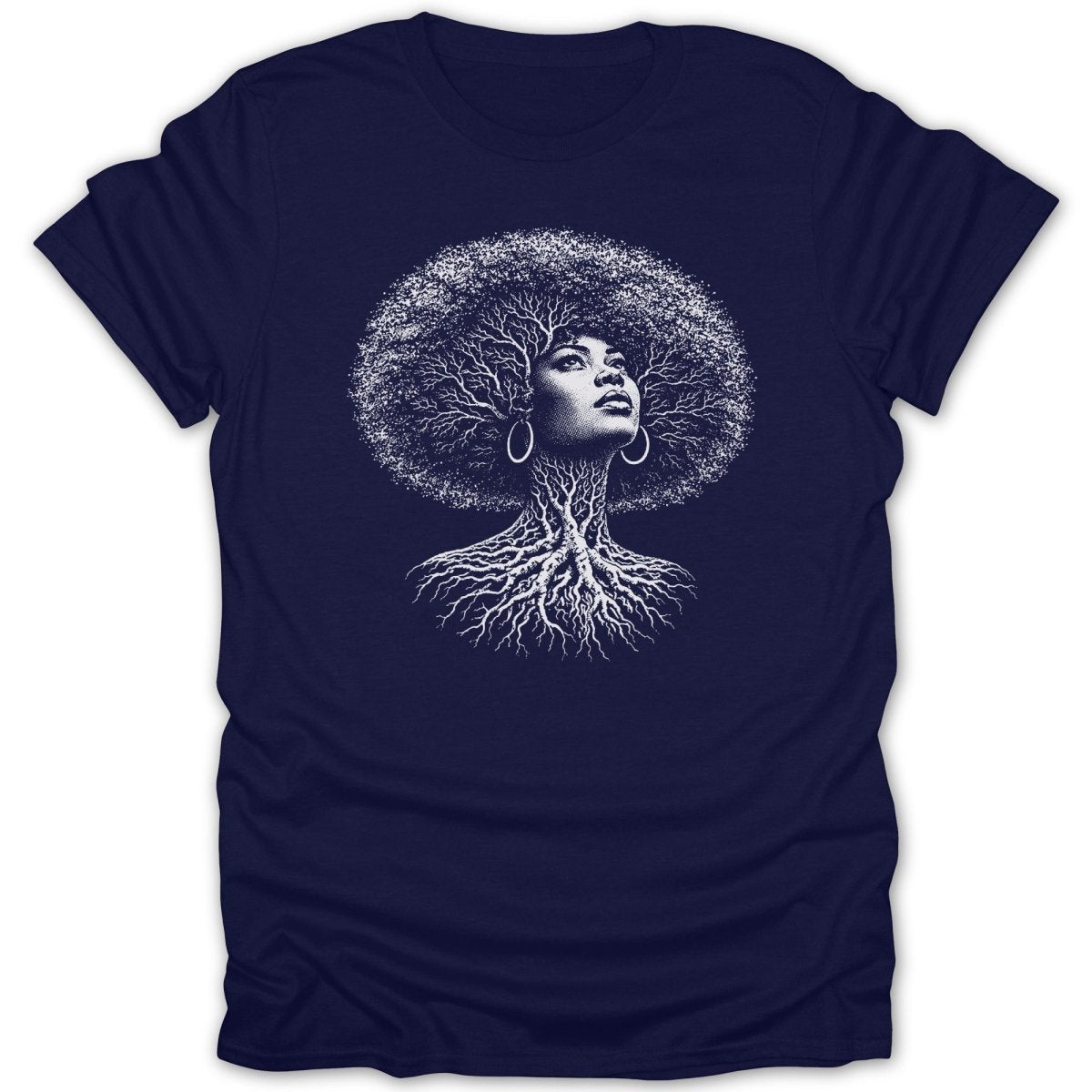 Afro Girl Roots Tee - Zion Threadz