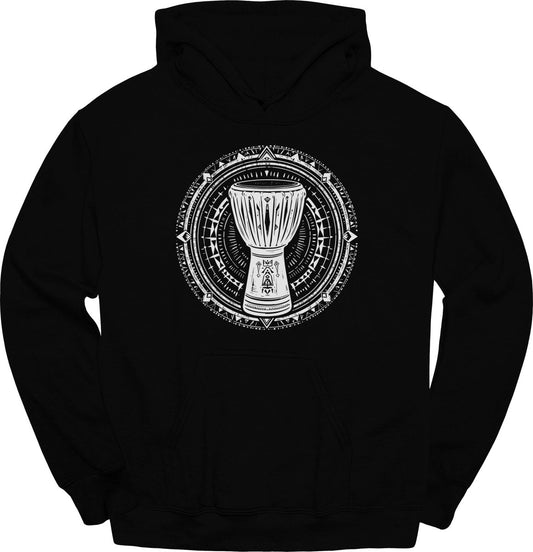 Djembe Drum Art Hoodie - Zion Threadz