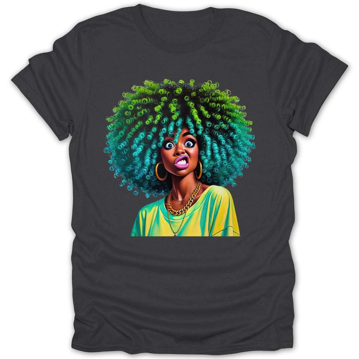 Colorful Artistic Portrait Graphic T-shirt product type