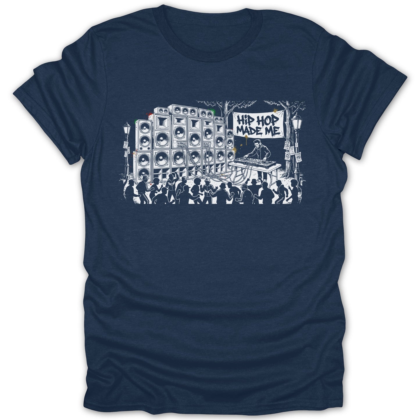 Hip Hop Made Me Graphic T-Shirt for Music Lovers