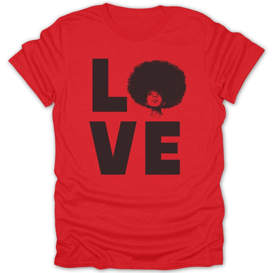 Big Love Afro Girl Tee - Zion Threadz