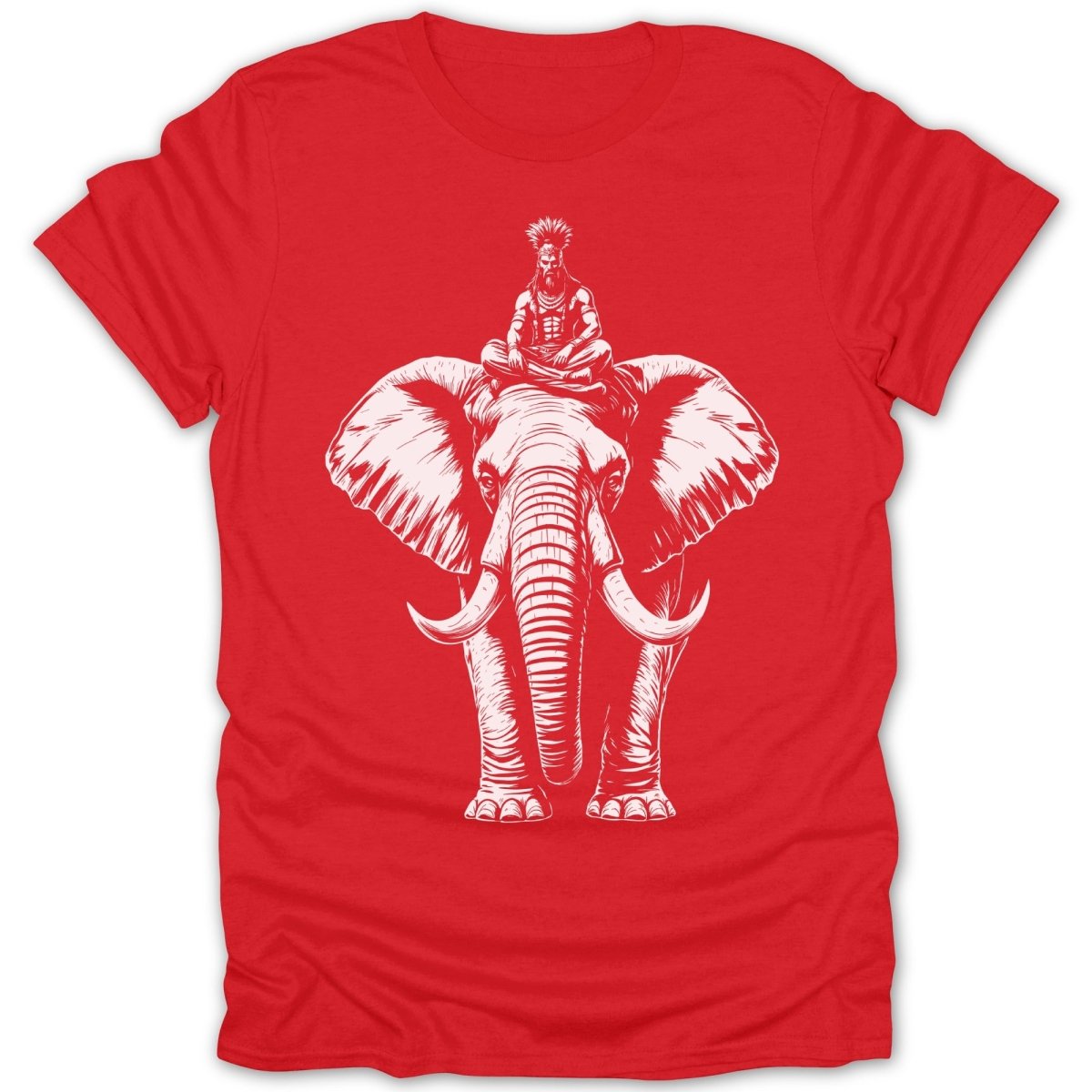 Man And Elephant Spiritual Theme Tee - Zion Threadz