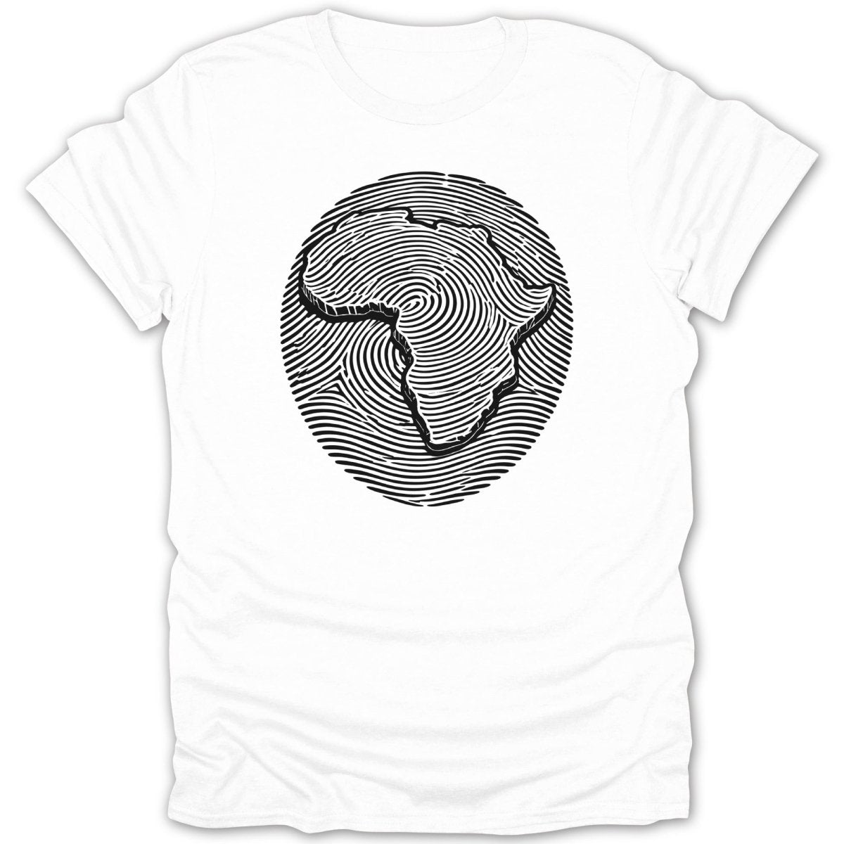 Africa Identity Fingerprint Tee - Zion Threadz