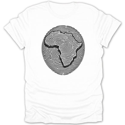 Africa Identity Fingerprint Tee - Zion Threadz