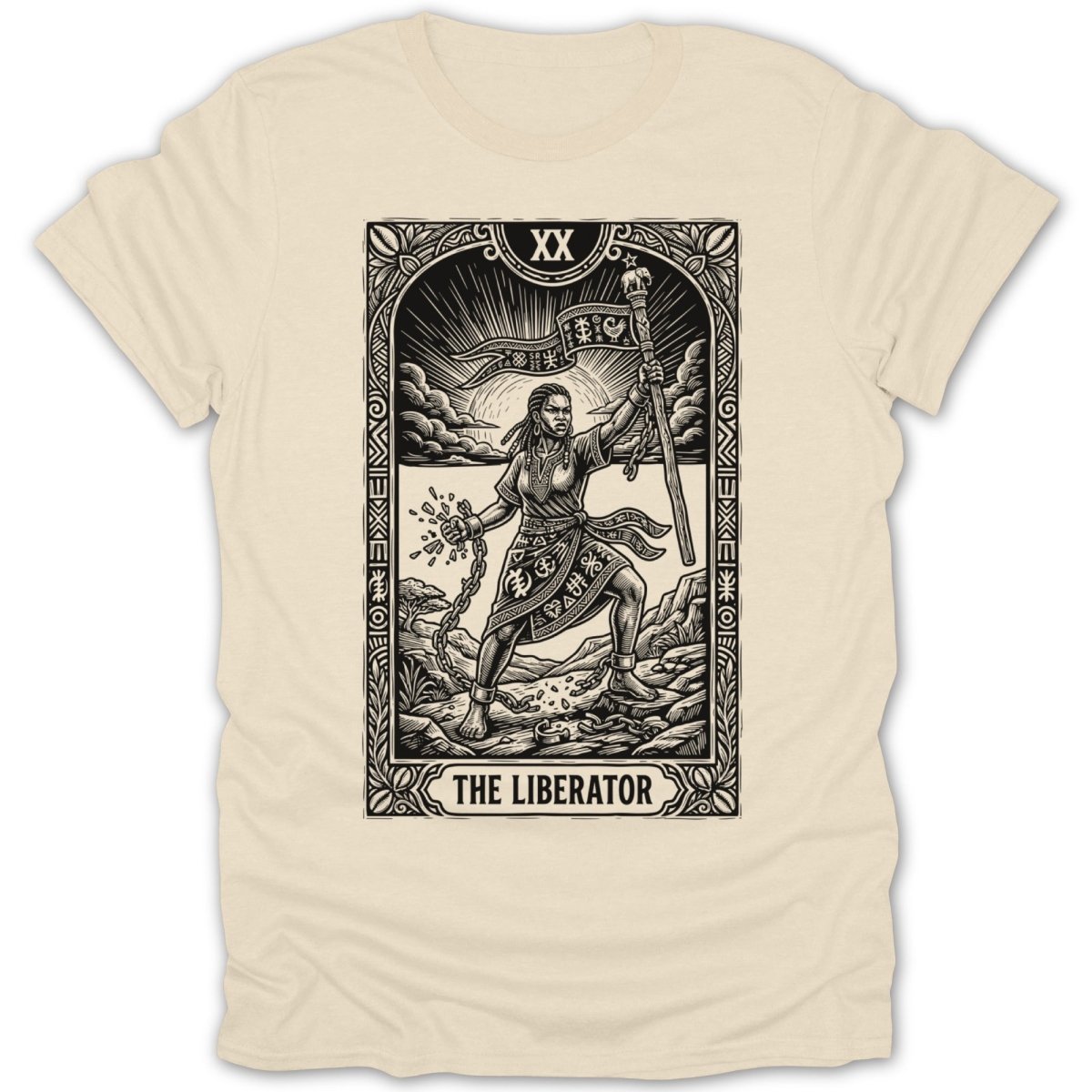 The Liberator Tarot Card Tee - Zion Threadz
