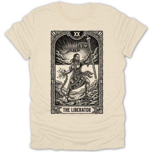 The Liberator Tarot Card Tee - Zion Threadz
