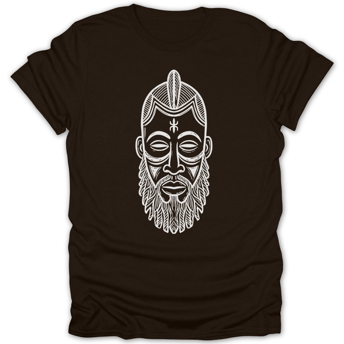 Tribal African Face Mask Tee - Zion Threadz