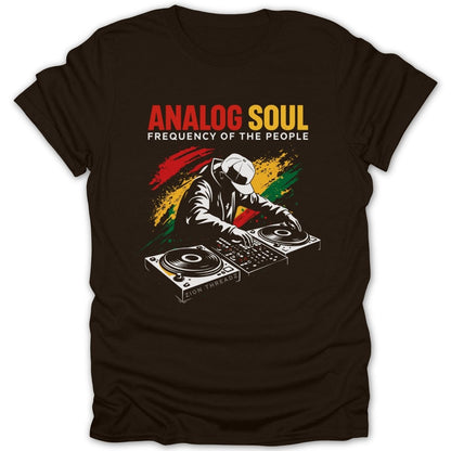Analog Soul Frequency DJ Tee - Zion Threadz