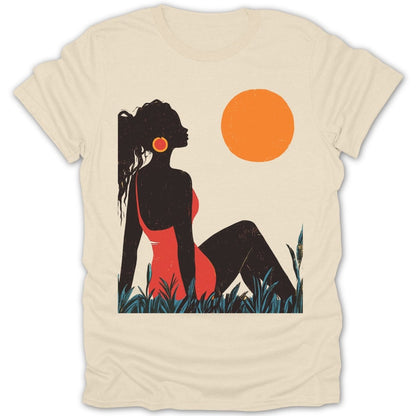 Woman by the Sun Tee - Zion Threadz