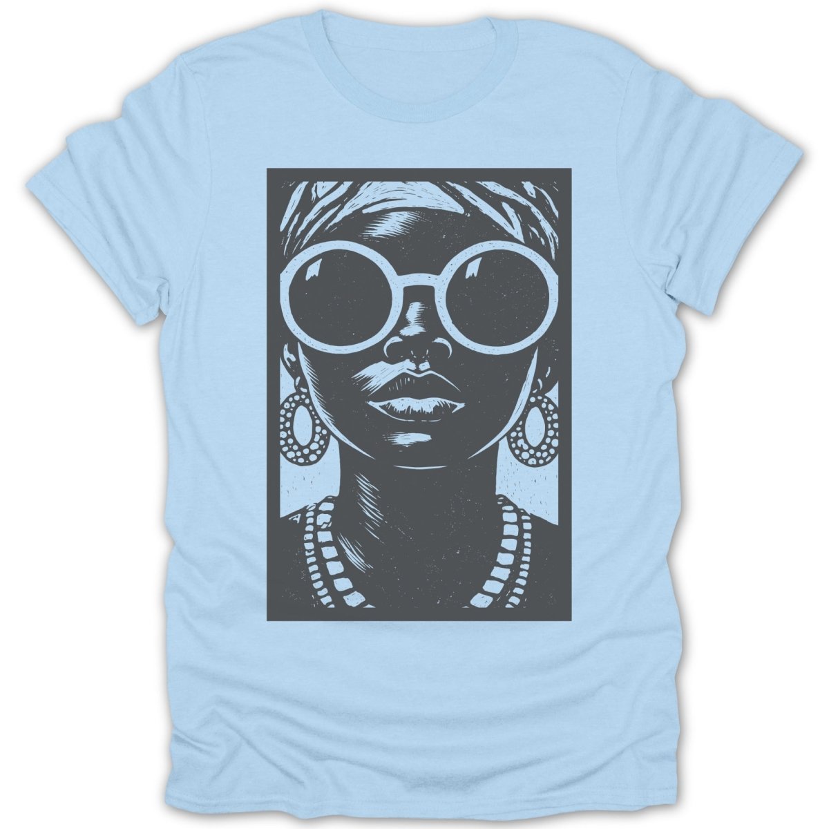 Monochrome Woman Muse Tee - Zion Threadz