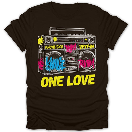Knowledge Rhythm Boom Box Tee - Zion Threadz