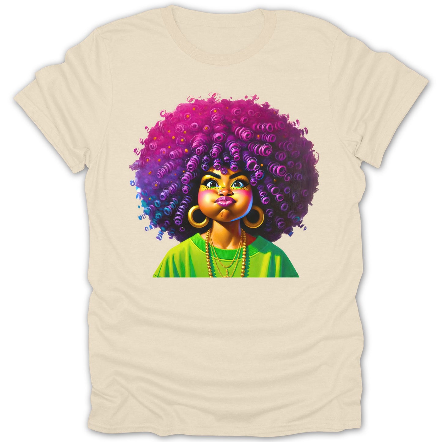 Vibrantly Illustrated Cartoon Character T-Shirt product type