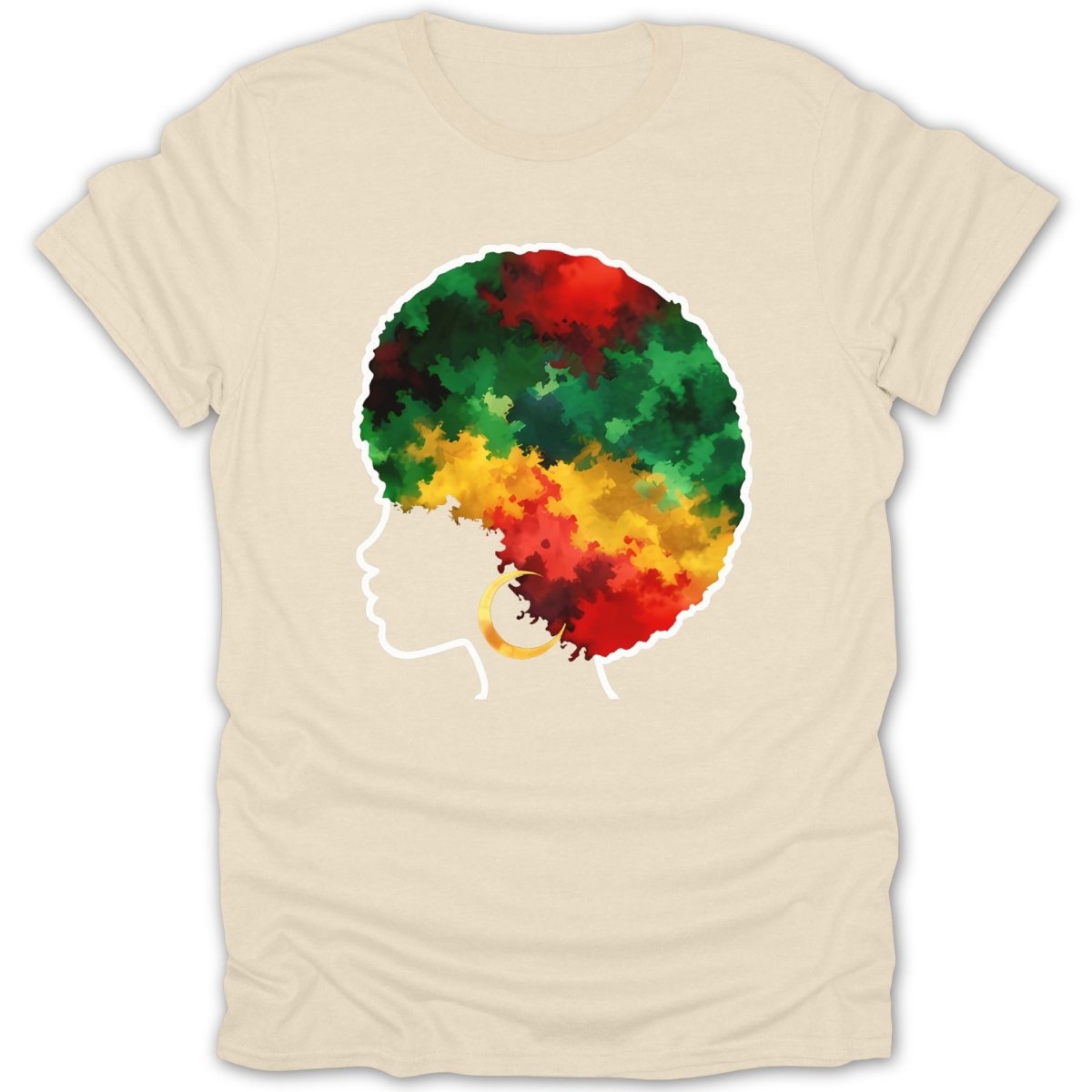 Vibrant Heritage Afro Tee - Zion Threadz