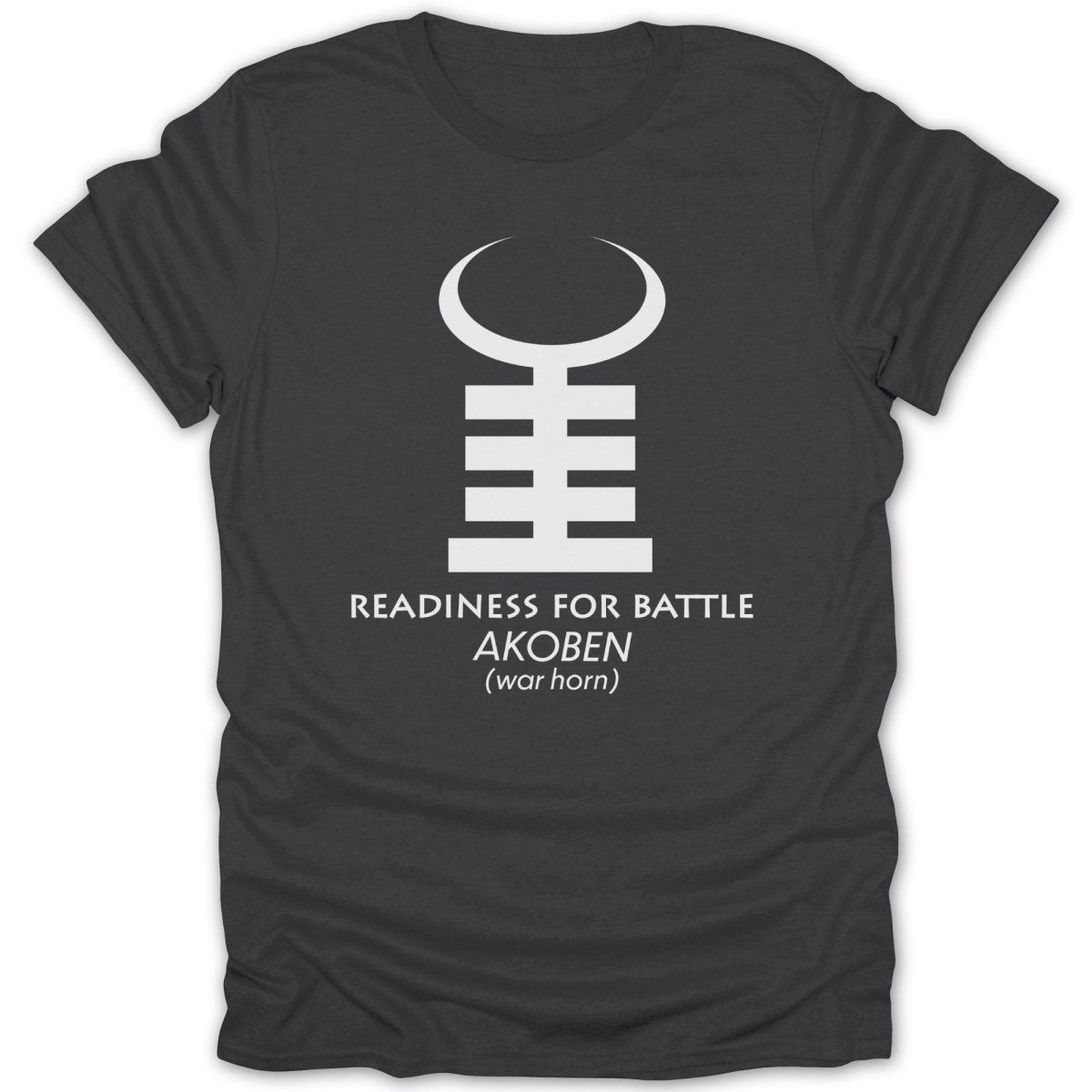 Adinkra Akoben War Horn Tee - Zion Threadz