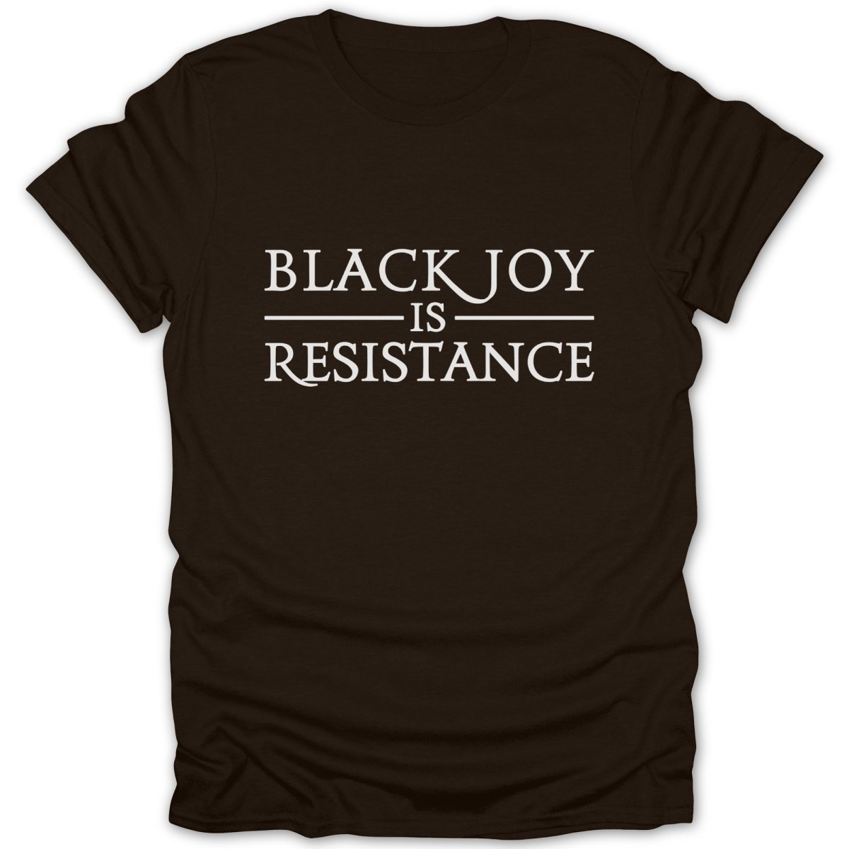 Black Joy Is Resistance Statement Tee - Zion Threadz