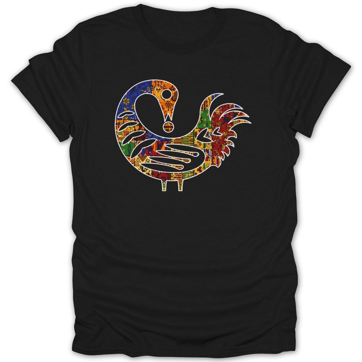 Sankofa Adinkra Tribal Pattern Tee - Zion Threadz