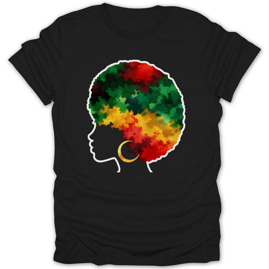 Vibrant Heritage Afro Tee - Zion Threadz