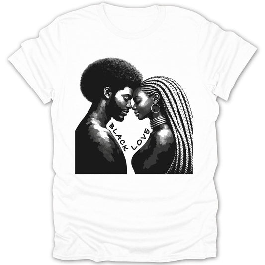 Black Love Embrace Serenity Tee - Zion Threadz