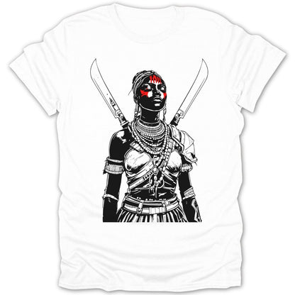Dahomey Agojie Warrior Battle Ready Tee - Zion Threadz