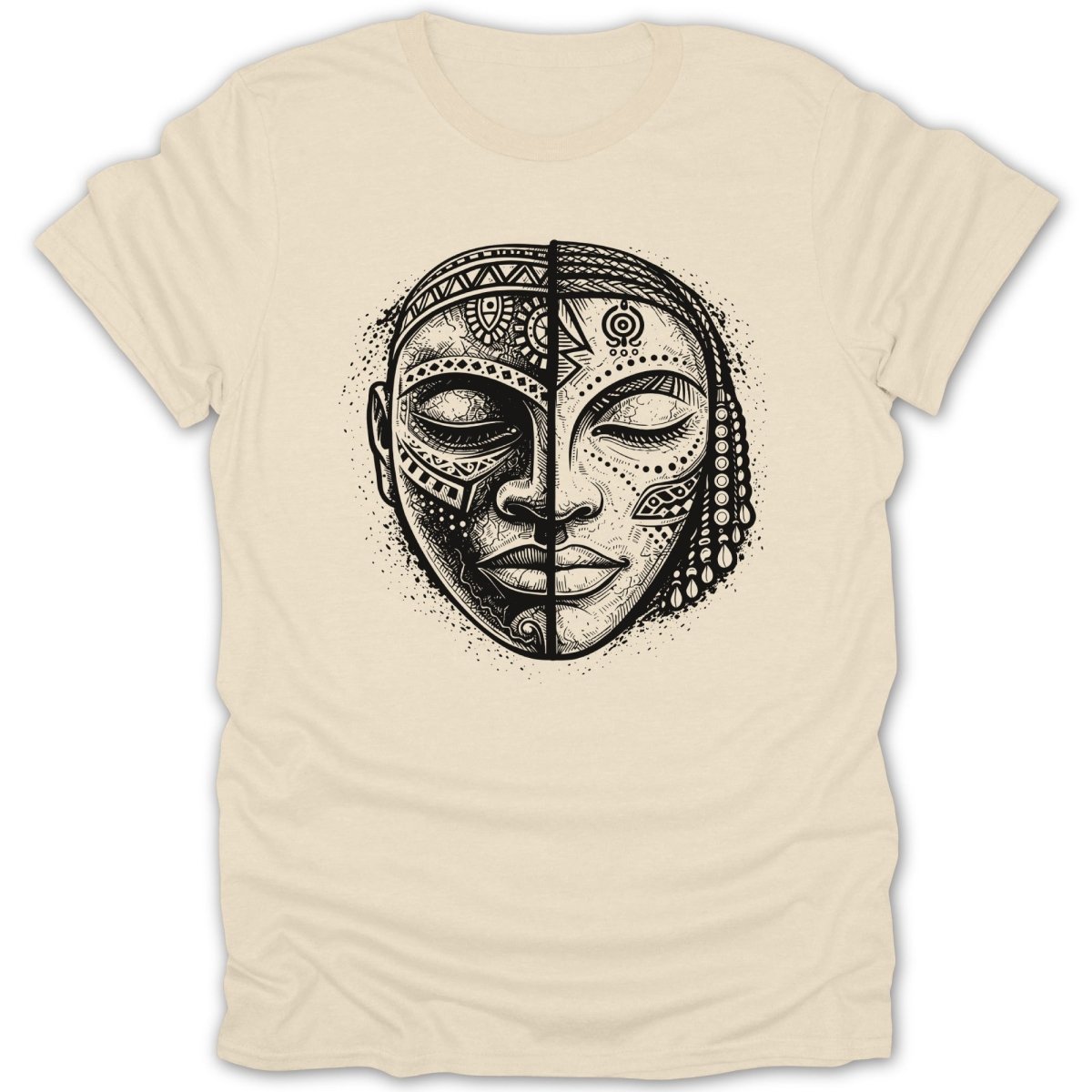 Dual Spirit Mask Tee - Zion Threadz