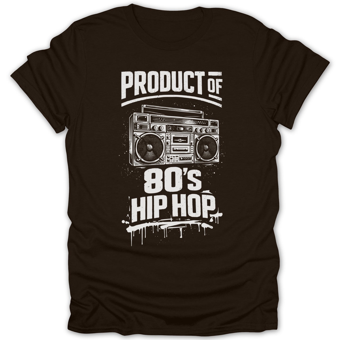 Vintage 80's Hip Hop Retro Music Boombox Graphic Shirt