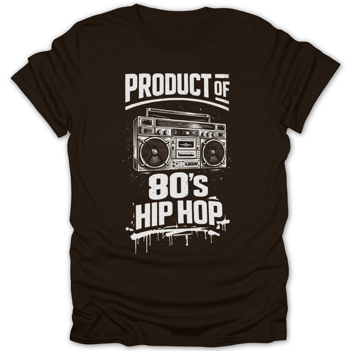 Product Of 80s Hip Hop Boombox Tee - Zion Threadz